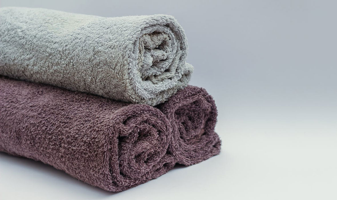Athens Modern Bath Towel, Floral and Geometric 4-Piece Cotton Bath Towel