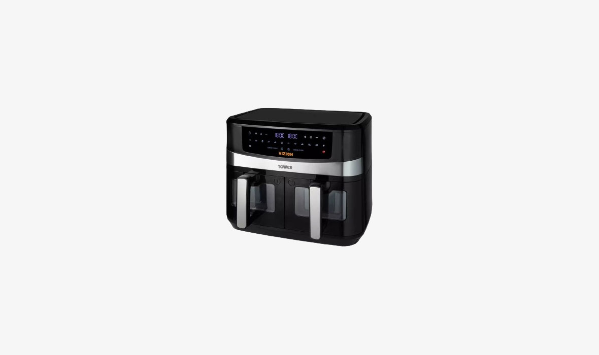 Tower 9 litre Dual Basket Digital Air Fryer
